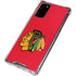 NHL Chicago Blackhawks Solid Background Galaxy Note20 5G Clear Case