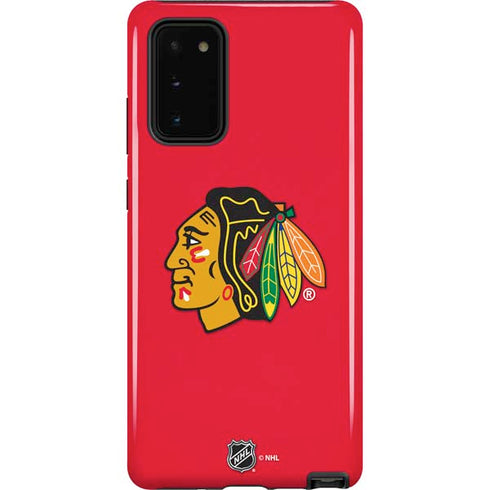 NHL Chicago Blackhawks Solid Background Galaxy Note20 5G Pro Case