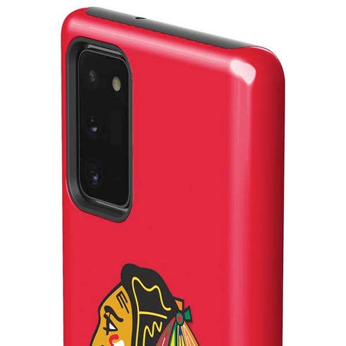NHL Chicago Blackhawks Solid Background Galaxy Note20 5G Pro Case