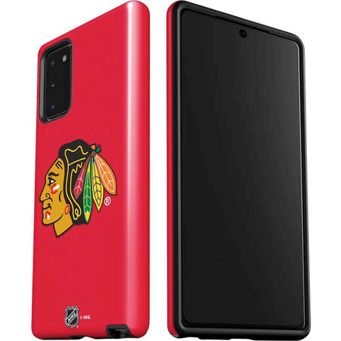 NHL Chicago Blackhawks Solid Background Galaxy Note20 5G Pro Case