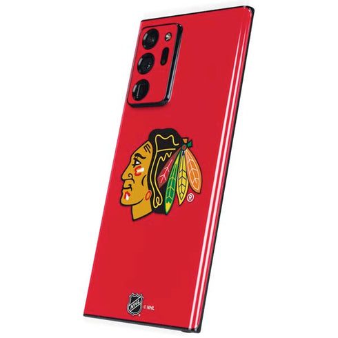 NHL Chicago Blackhawks Solid Background Galaxy Note20 Ultra 5G Skin