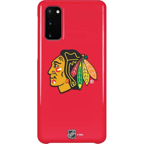NHL Chicago Blackhawks Solid Background Galaxy S20 Lite Case