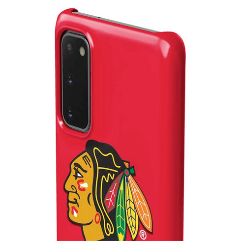 NHL Chicago Blackhawks Solid Background Galaxy S20 Lite Case