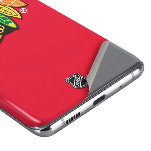 NHL Chicago Blackhawks Solid Background Galaxy S20 Plus Skin