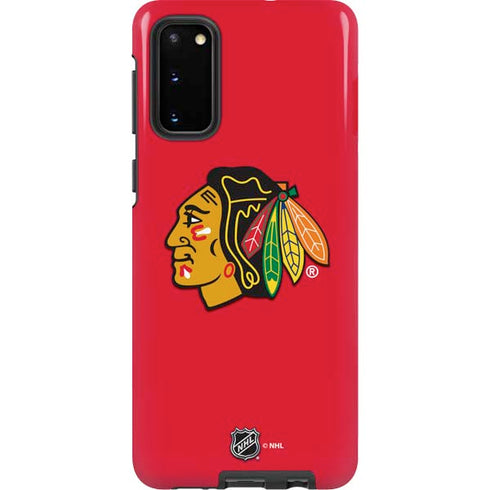 NHL Chicago Blackhawks Solid Background Galaxy S20 Pro Case