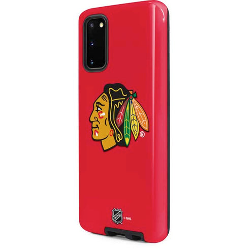 NHL Chicago Blackhawks Solid Background Galaxy S20 Pro Case