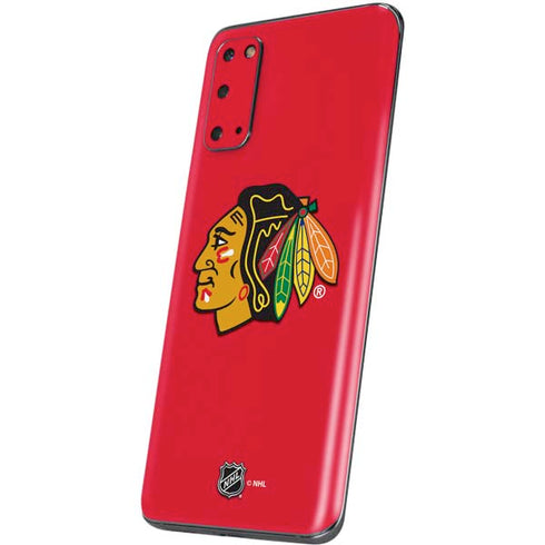 NHL Chicago Blackhawks Solid Background Galaxy S20 Skin