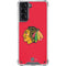 NHL Chicago Blackhawks Solid Background Galaxy S21 5G Clear Case