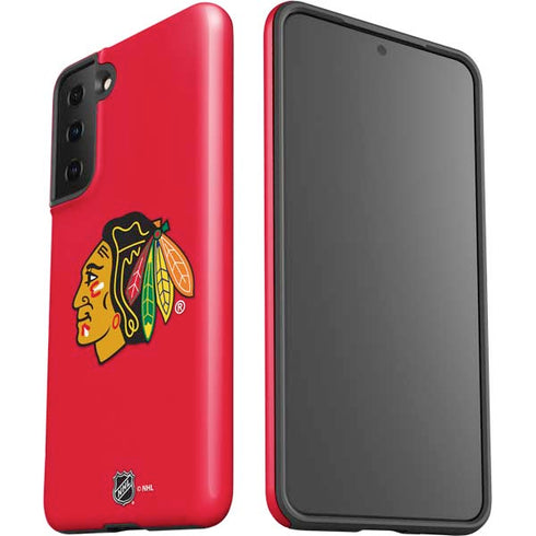 NHL Chicago Blackhawks Solid Background Galaxy S21 Plus 5G Pro Case