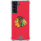 NHL Chicago Blackhawks Solid Background Galaxy S22 Clear Case