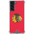 NHL Chicago Blackhawks Solid Background Galaxy S22 Clear Case