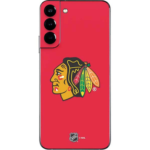 NHL Chicago Blackhawks Solid Background Galaxy S22 Plus Skin