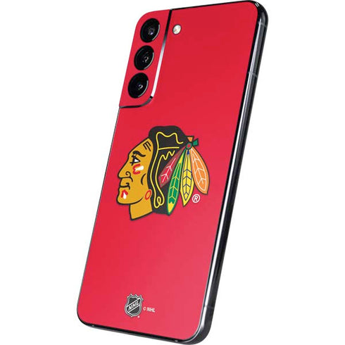 NHL Chicago Blackhawks Solid Background Galaxy S22 Plus Skin