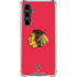 NHL Chicago Blackhawks Solid Background Galaxy S23 FE Clear Case