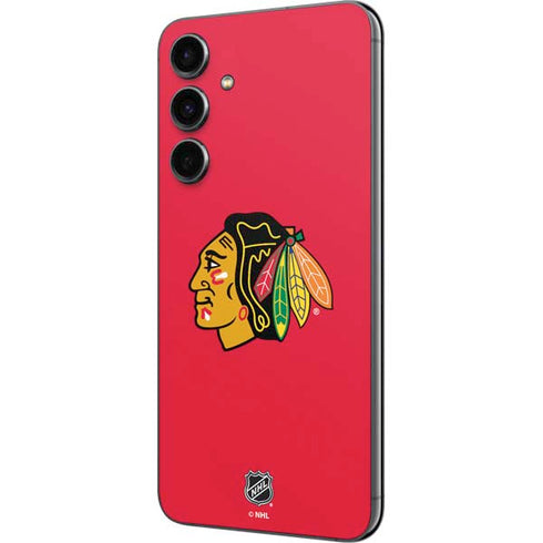 NHL Chicago Blackhawks Solid Background Galaxy S23 FE Skin