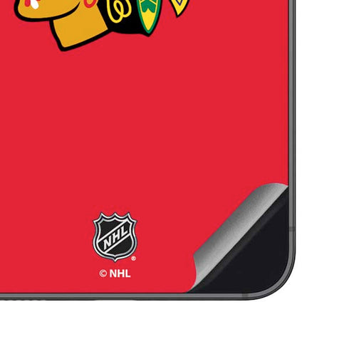 NHL Chicago Blackhawks Solid Background Galaxy S23 FE Skin