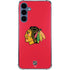 NHL Chicago Blackhawks Solid Background Galaxy S24 Clear Case