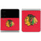 NHL Chicago Blackhawks Solid Background Galaxy Z Flip4 5G Skin