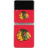 NHL Chicago Blackhawks Solid Background Galaxy Z Flip4 5G Skin