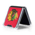 NHL Chicago Blackhawks Solid Background Galaxy Z Flip5 5G Clear Case