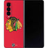 NHL Chicago Blackhawks Solid Background Galaxy Z Fold4 5G Skin