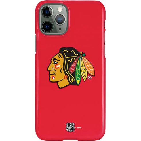 NHL Chicago Blackhawks Solid Background iPhone 11 Pro Lite Case