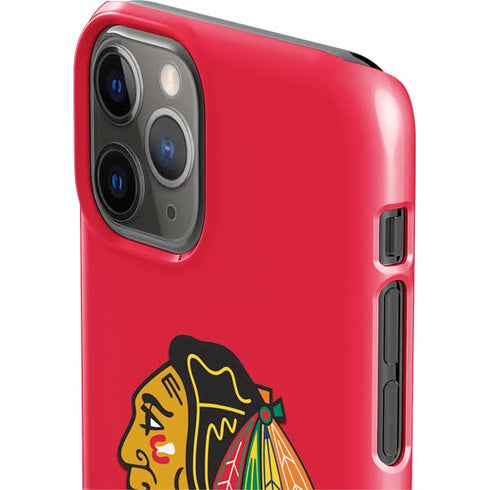 NHL Chicago Blackhawks Solid Background iPhone 11 Pro Lite Case
