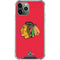 NHL Chicago Blackhawks Solid Background iPhone 11 Pro Max Clear Case