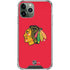 NHL Chicago Blackhawks Solid Background iPhone 11 Pro Max Clear Case