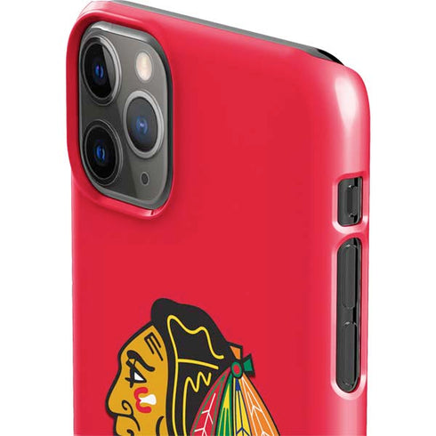 NHL Chicago Blackhawks Solid Background iPhone 11 Pro Max Lite Case
