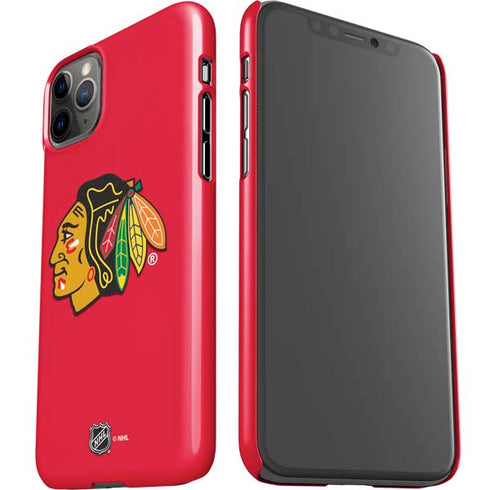 NHL Chicago Blackhawks Solid Background iPhone 11 Pro Max Lite Case