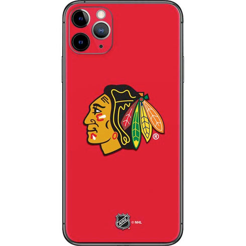 NHL Chicago Blackhawks Solid Background iPhone 11 Pro Max Skin