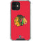 NHL Chicago Blackhawks Solid Background iPhone 12 Clear Case