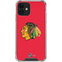 NHL Chicago Blackhawks Solid Background iPhone 12 Clear Case