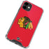 NHL Chicago Blackhawks Solid Background iPhone 12 Clear Case