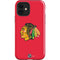 NHL Chicago Blackhawks Solid Background iPhone 12 Impact Case