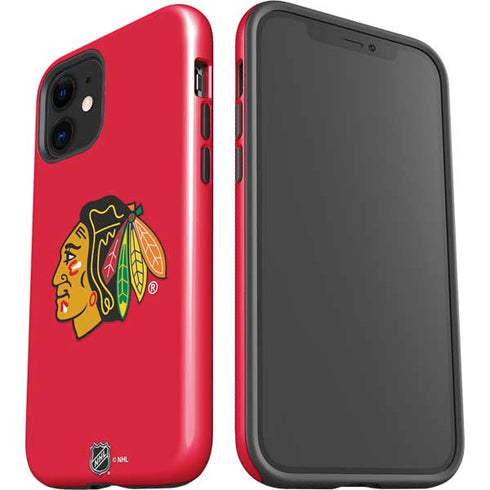 NHL Chicago Blackhawks Solid Background iPhone 12 Impact Case