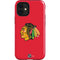 NHL Chicago Blackhawks Solid Background iPhone 12 Mini Impact Case