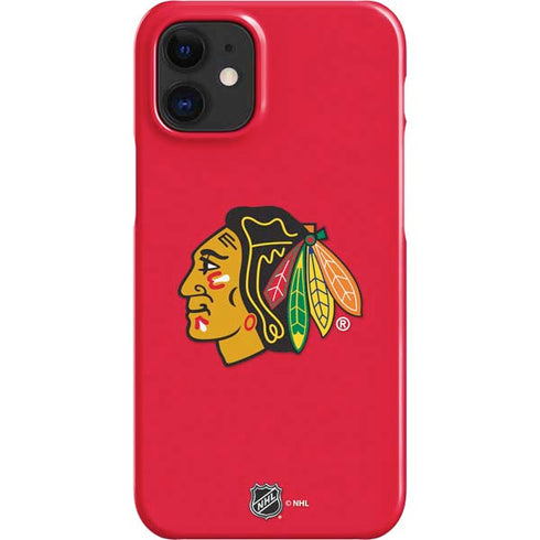 NHL Chicago Blackhawks Solid Background iPhone 12 Mini Lite Case