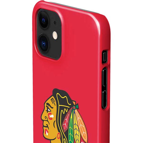 NHL Chicago Blackhawks Solid Background iPhone 12 Mini Lite Case