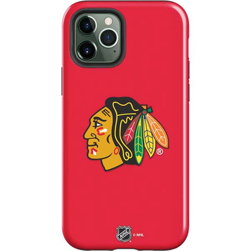 NHL Chicago Blackhawks Solid Background iPhone 12 Pro Max Impact Case