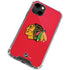 NHL Chicago Blackhawks Solid Background iPhone 13 Clear Case