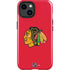 NHL Chicago Blackhawks Solid Background iPhone 15 Plus Impact Case