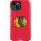 NHL Chicago Blackhawks Solid Background iPhone 14 Plus Impact Case