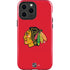 NHL Chicago Blackhawks Solid Background iPhone 15 Pro Max Impact Case
