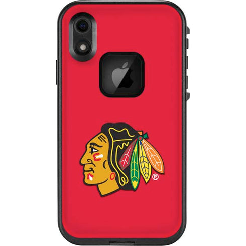 NHL Chicago Blackhawks Solid Background LifeProof Fre iPhone Skin
