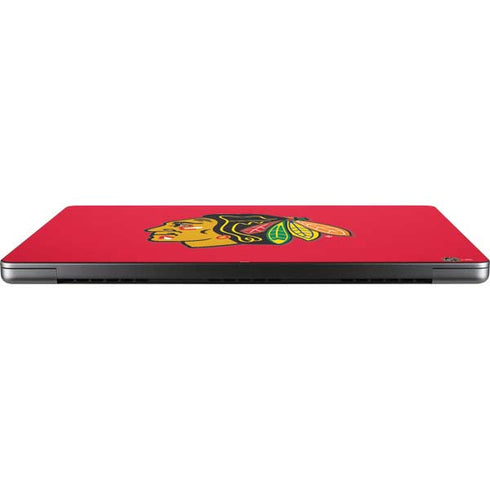 NHL Chicago Blackhawks Solid Background MacBook Pro 14in (2021-24) Skin