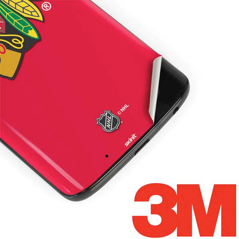 NHL Chicago Blackhawks Solid Background Moto G6 Skin