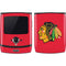 NHL Chicago Blackhawks Solid Background Motorola RAZR Skin