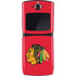 NHL Chicago Blackhawks Solid Background Motorola RAZR Skin